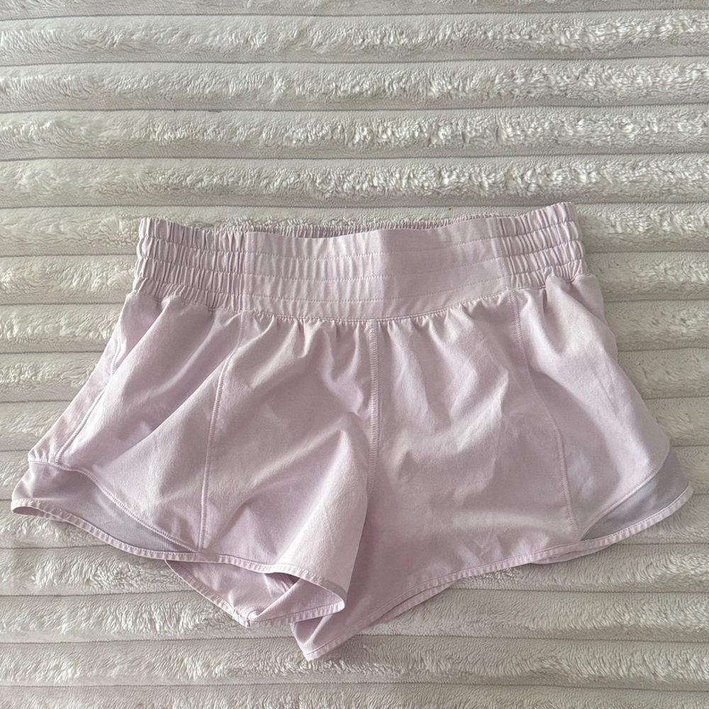 Lululemon Athletica Pink Organza Athletic Shorts 2.5